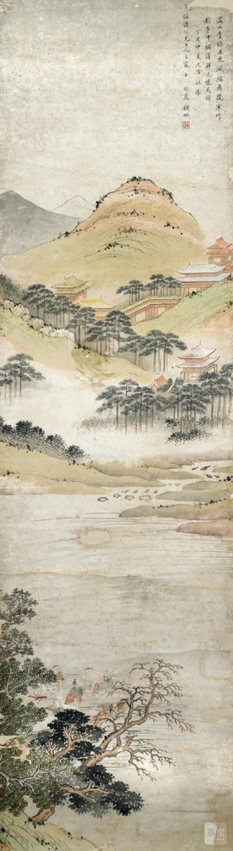    錢杜 山水風景